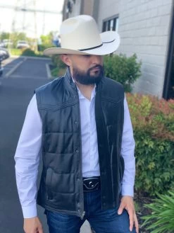 Cuadra Men's Lamb Vest Black