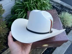 10,000x Sombrero Copa Chica 4.5" Falda 4" Horma Sinaloa (Toquilla Avestruz Negra) -Guadalajara Western Wear IMG 6350