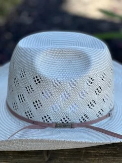American Hat Co. Straw #7800 Crown: Minnick Brim: 4" CHL Trim: 2 CAHS -Guadalajara Western Wear IMG 6445