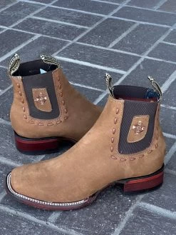 Los Altos Aztec Nobuck Chedron Botin Cuadrado Para Dama -Guadalajara Western Wear IMG 6469 dac48eed 43bb 4927 ac21 b3dda6641621