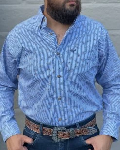 Ariat Team Quite Harbor Classic Fit Button Up Shirt -Guadalajara Western Wear IMG 6995