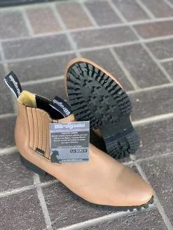 La Barca Grasso Nuez Rubber Sole Charro Boot