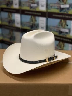 Tombstone 1000x Johnson (Copa Alta) With Genuine Black Ostrich Leather Band -Guadalajara Western Wear IMG 71602