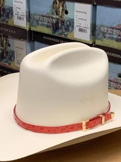 Tombstone 1000x Johnson (Copa Chica) Toquilla Avestruz Rojo -Guadalajara Western Wear IMG 71732 31a3e053 812e 4e58 a1c1 aba54468754d