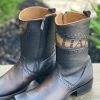 Cuadra Viena Negro Dubai Toe Leather Ankle Boot -Guadalajara Western Wear IMG 7868