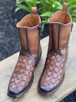 Cuadra Miel Sillero Dubai Toe Leather Ankle Boot -Guadalajara Western Wear IMG 7874