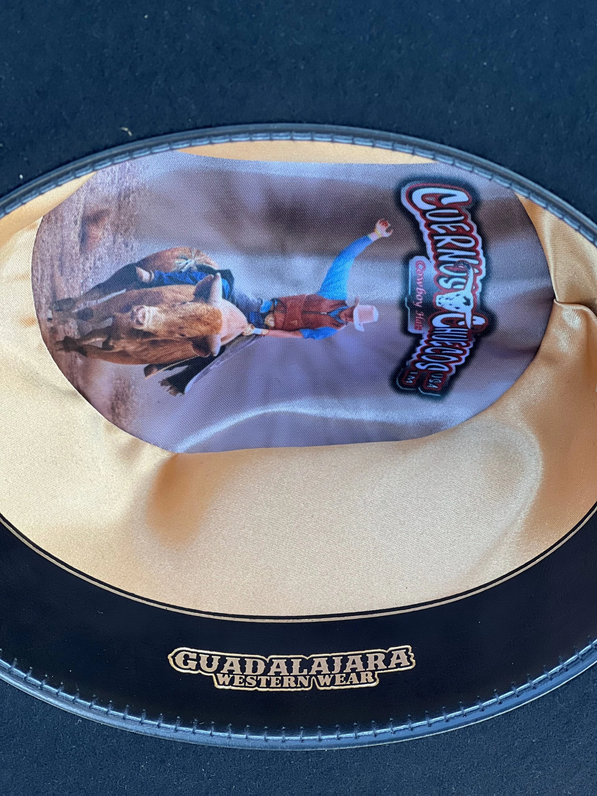 Renegado 6x Black Fur Felt Cowboy Hat (EXCLUSIVE ITEM) 6 Renegado 6x Black Fur Felt Cowboy Hat (EXCLUSIVE ITEM) - Image 4