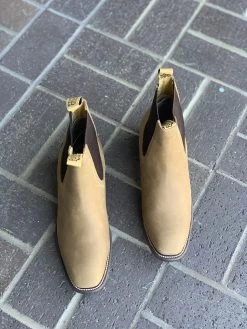 Crazy Horse Leather Sole Botin Charro 7 Crazy Horse Leather Sole Botin Charro -Guadalajara Western Wear IMG 8607