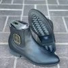 Wild West Black Napa Leather Rubber Sole Botin Charro -Guadalajara Western Wear IMG 9150