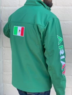 Ariat New Team Soft-Shell Mexico Green/Verde Jacket -Guadalajara Western Wear IMG 9310 772efb76 0c5f 4c3d 8657 2c36b2b6567d