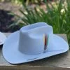 Stetson 6x Spartan Mist Grey Cowboy Felt Hat Sinaloa (Copa Chica Falda/Brim 3.5") -Guadalajara Western Wear IMG 9531