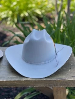 Stetson 6x Spartan Mist Grey Cowboy Felt Hat Sinaloa (Copa Chica Falda/Brim 3.5") -Guadalajara Western Wear IMG 9532