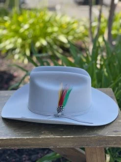 Stetson 6x Spartan Mist Grey Cowboy Felt Hat Sinaloa (Copa Chica Falda/Brim 3.5") -Guadalajara Western Wear IMG 95332