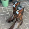 Wild West Faded Brown Teju European Square Toe Cowboy Boots -Guadalajara Western Wear IMG 9749