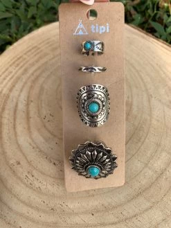 Wild Flower Ring Set