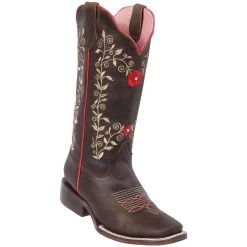 Quincy Wide Square Toe Western Cowgirl Boots - Q3225494