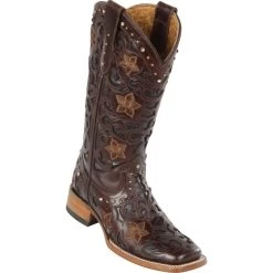 Quincy Wide Square Toe Western Cowgirl Boots - Q322L6207