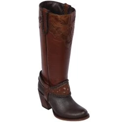 Quincy Round Toe Western Cowgirl Boots - Q392707