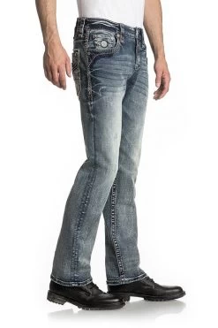 Rock Ramiro J201 Straight Cut Jean -Guadalajara Western Wear RP2240J201 RAMIRO J201 2 side B 04469.1539721920.600.800