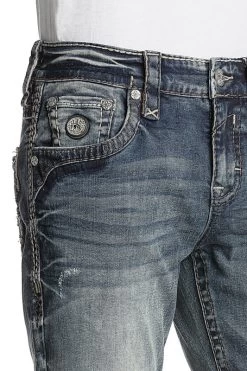 Rock Ramiro J201 Straight Cut Jean -Guadalajara Western Wear RP2240J201 RAMIRO J201 4 detail D 05075.1539721929.600.800