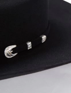 Stetson 10x Shasta Black Premier Felt Cowboy Hat -Guadalajara Western Wear SFSHAS 7540.07 6 1