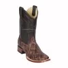 Los Altos Sanded Brown Aligator Hornback Wide Square Toe Cowboy Boots 2 Los Altos Sanded Brown Aligator Hornback Wide Square Toe Cowboy Boots -Guadalajara Western Wear Untitled 1