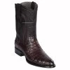 Los Altos Black Cherry Caiman Belly Roper Cowboy Boots 1 Los Altos Black Cherry Caiman Belly Roper Cowboy Boots -Guadalajara Western Wear Untitled 2