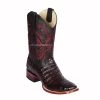 Los Altos Black Cherry Caiman Belly Wide Square Toe Cowboy Boots -Guadalajara Western Wear Untitled 3 4b77f285 7840 4cdf 8a0c 19d6088232a3