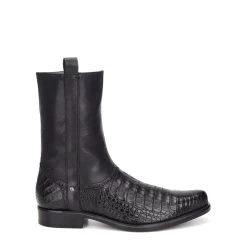 Cuadra Botin De Caiman - Black -Guadalajara Western Wear VDVDS