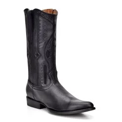 Cuadra Semi Oval Bota De Venado - Black