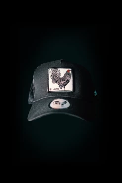 BLACK GALLO TRUCKER HAT - Gallo Fino Brand