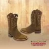 Reywelt Crazy Horse Square Toe Short Cowgirl Boots -Guadalajara Western Wear guadalajara western wear 2019 boots promo3