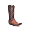 Cuadra Men's Ostrich Moroni Castaño Semi Square Toe Boots -Guadalajara Western Wear guadalajara western wear website images GDL 2019 12