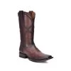 Cuadra Men's Square Toe Ostrich Belly Flame Chocolate Cowboy Boot -Guadalajara Western Wear guadalajara western wear website images GDL 2019 30