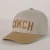 Cinch Men's Flexfit Cap - Khaki -Guadalajara Western Wear mcc0627747 2 1493 general