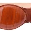 White Diamond Anguila Leather Belt - Cognac