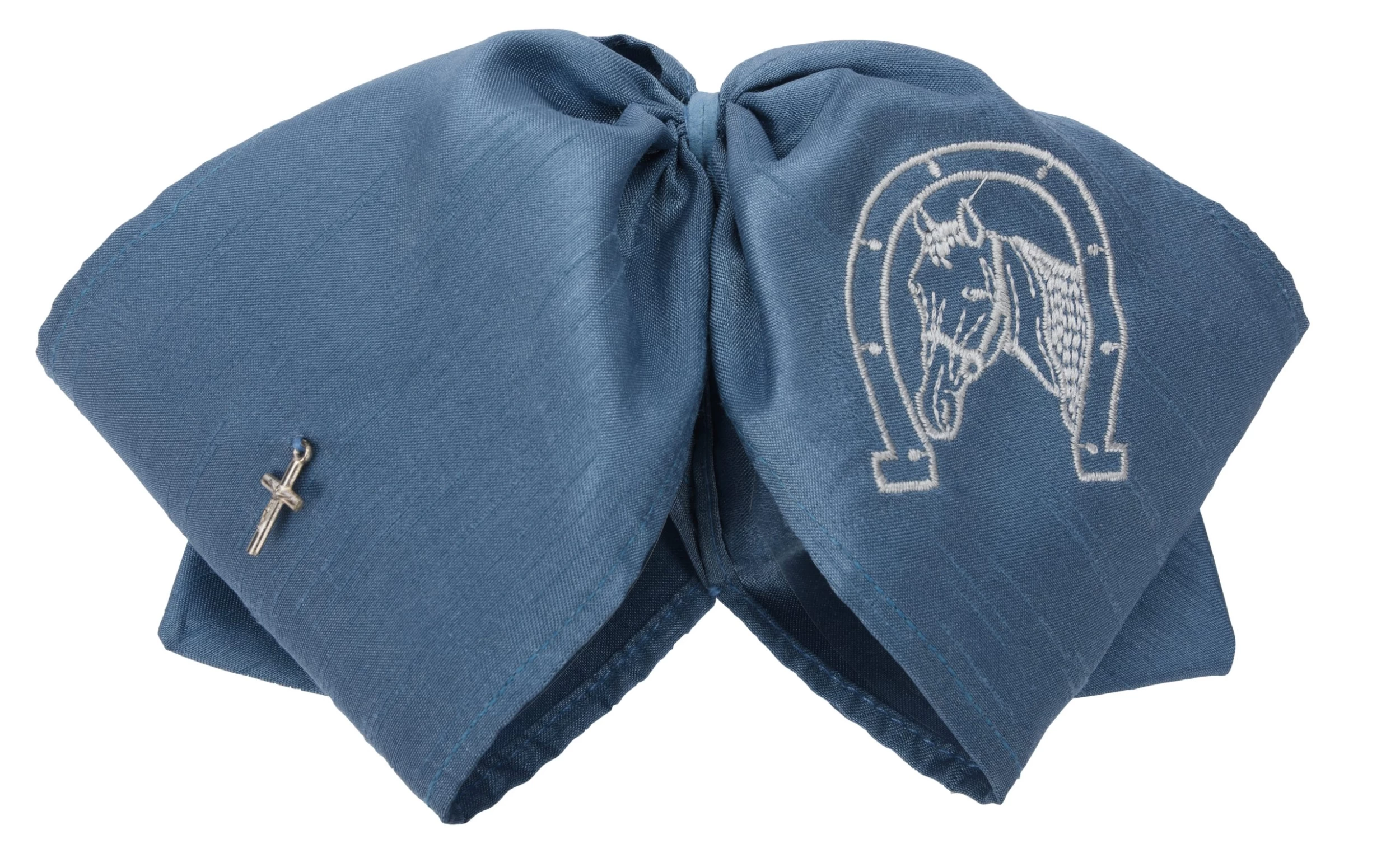 Moño Charro - Azul / Plata 3 Moño Charro - Azul / Plata