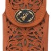 White Diamond Navajeada Leather Cell Phone Case - Naranja -Guadalajara Western Wear whitediamonds0227